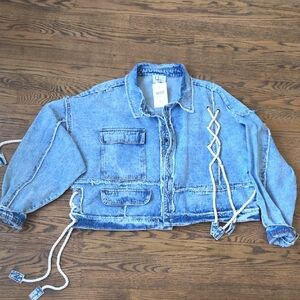 Tie Me Down Denim Jacket